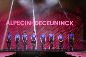 Das Team Alpecin-Deceuninck beim Giro d'Italia 2023