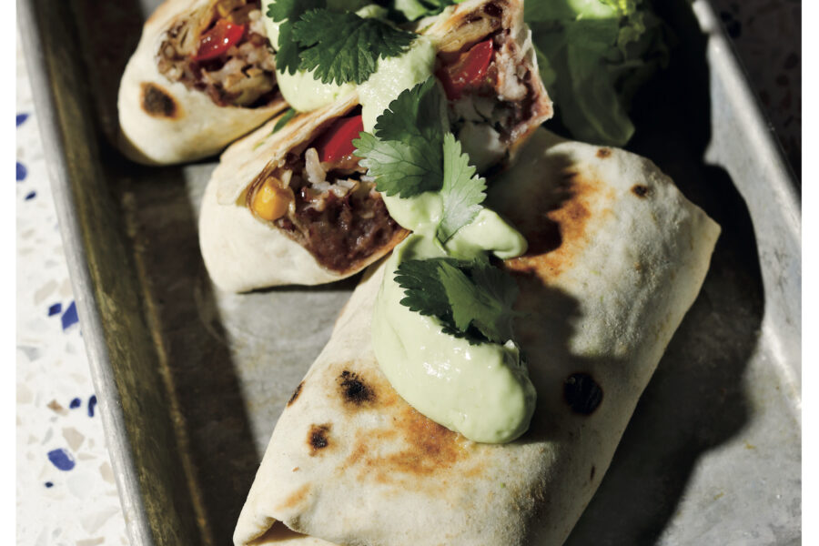Rezept aus Tour-Kochbuch: Hühnchen-Burritos Rezept aus Tour-Kochbuch: Hühnchen-Burritos