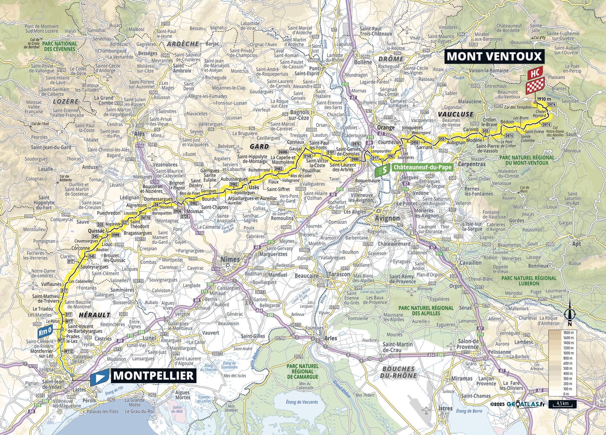 tour de france etappen karte