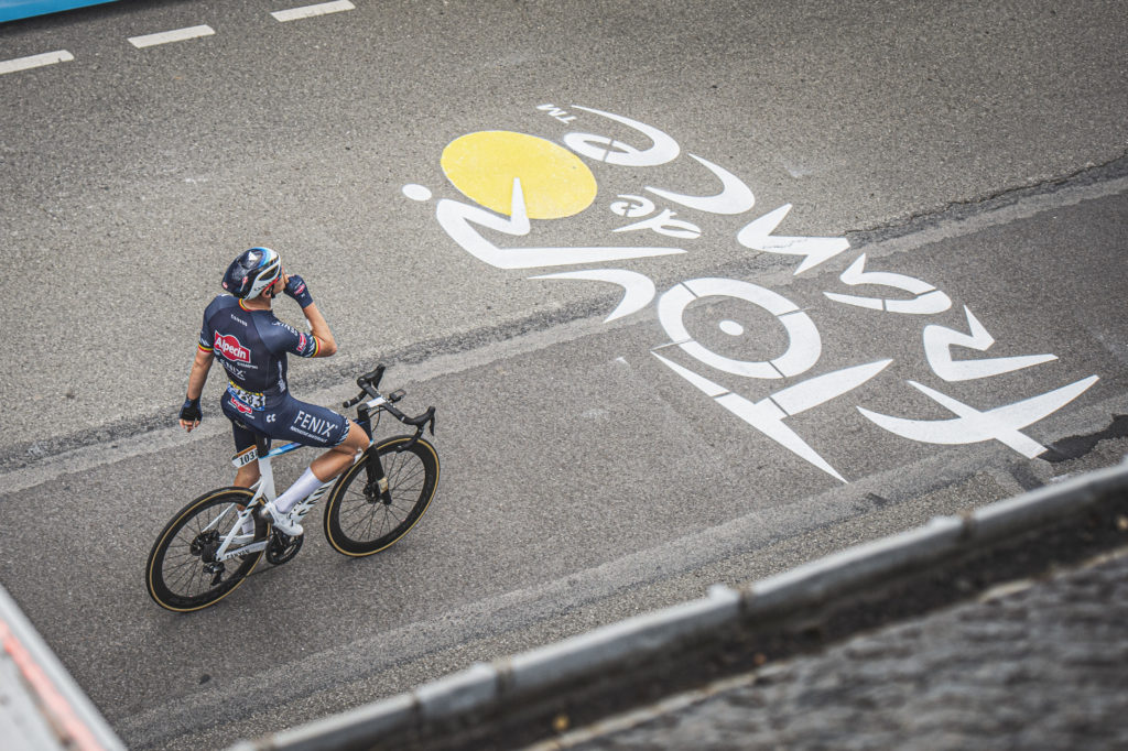 Team Alpecin-Fenix-Radprofi bei der Tour de France