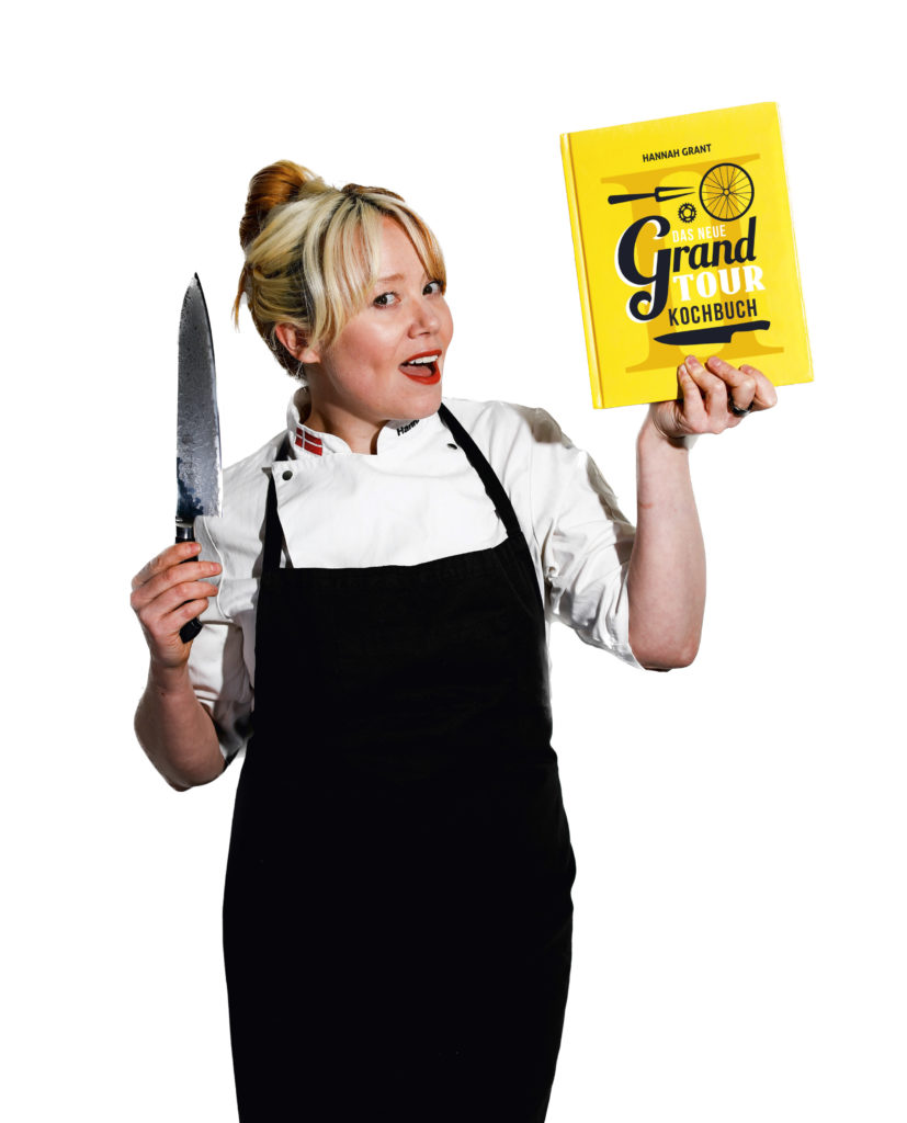 Köchin Hannah Grant it ihrem neuen Buch "Das neue Grand Tour Kochbuch 2.0"